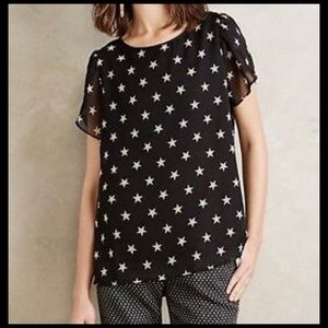 Anthropologie Starry Blouse